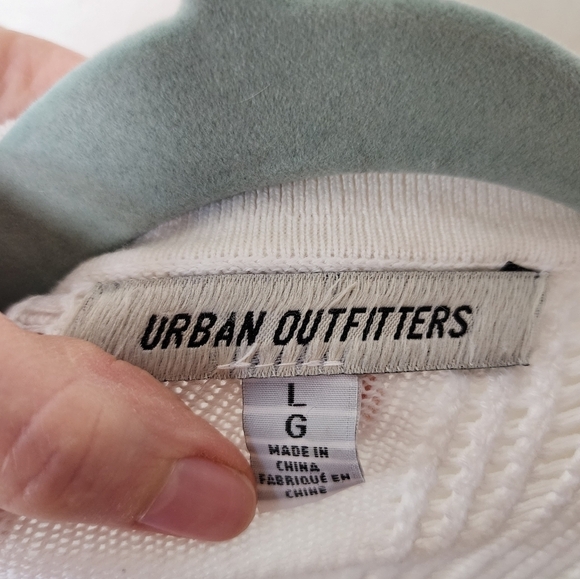 Urban Outfitters Cotton Mesh Popover Polo Shirt L - Picture 6 of 8